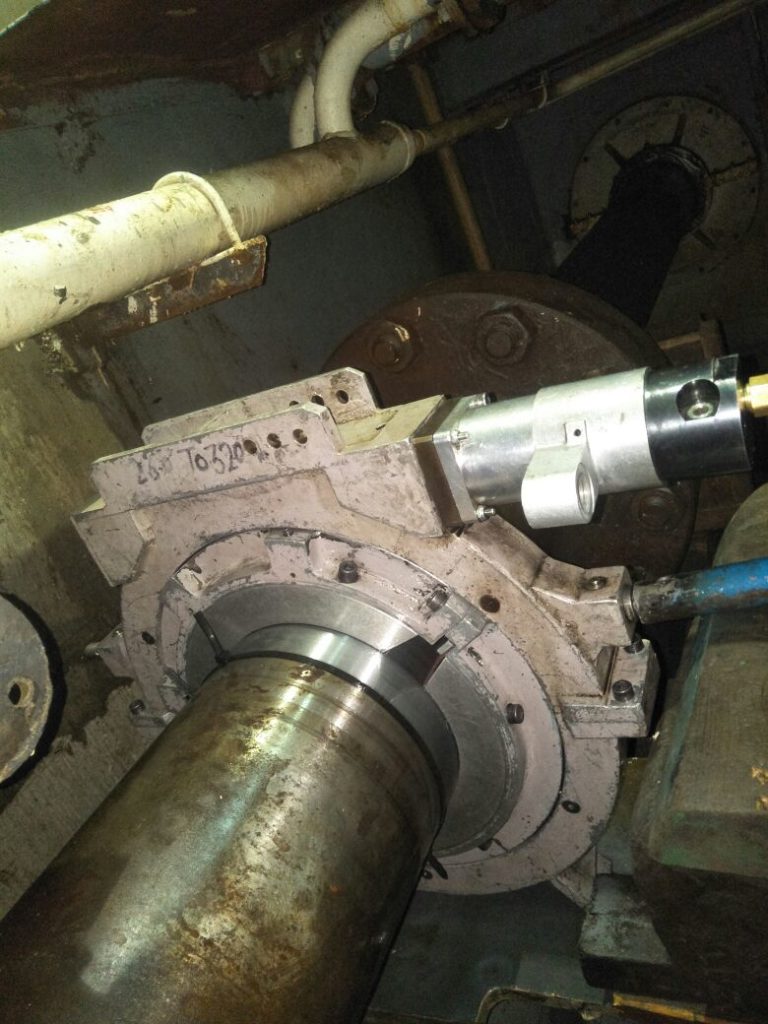 Grinding of Intermediate Shaft by Onsite Crankshaft Grinding Machine