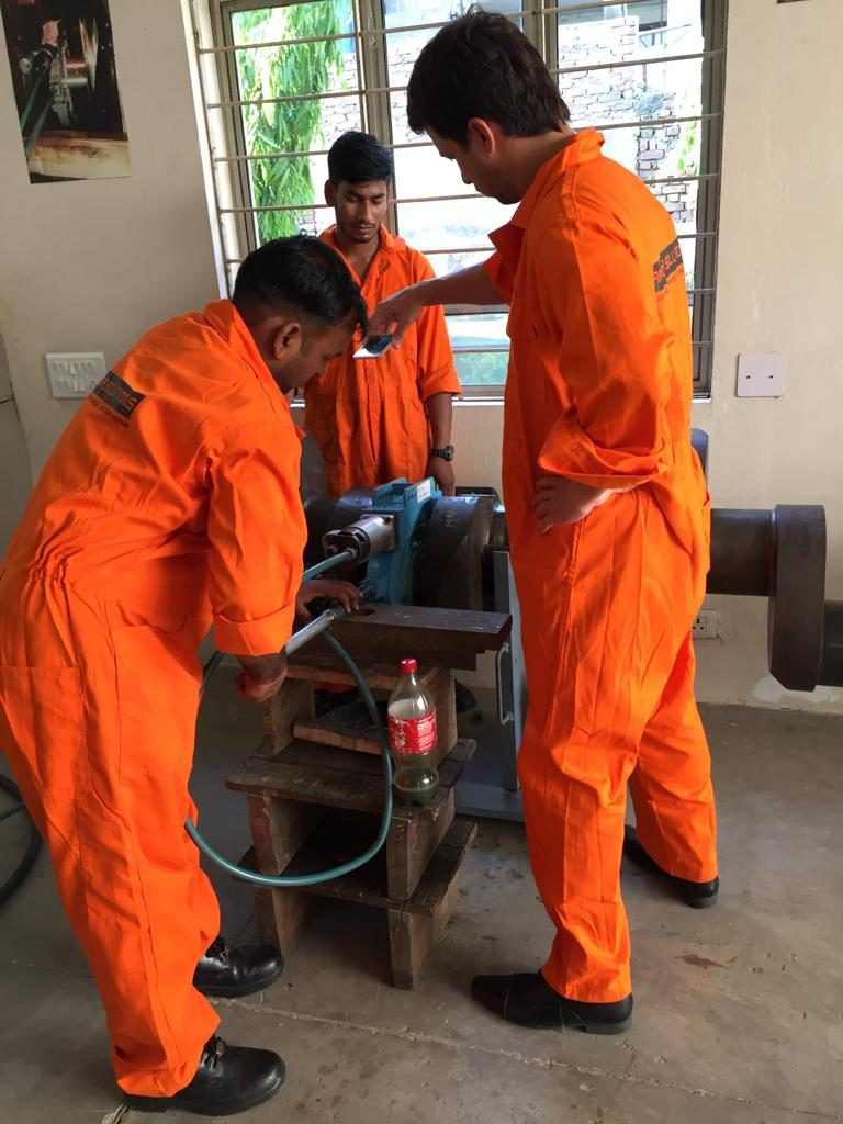 Training on Safety and Maintenance of Grinding Machine