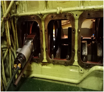 Crankshaft Machining of YANMAR 6N18AL-DV on vessel