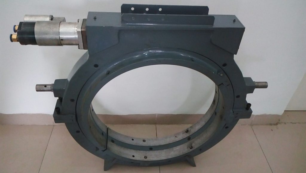 Pneumatic Motor Mounted on Machine