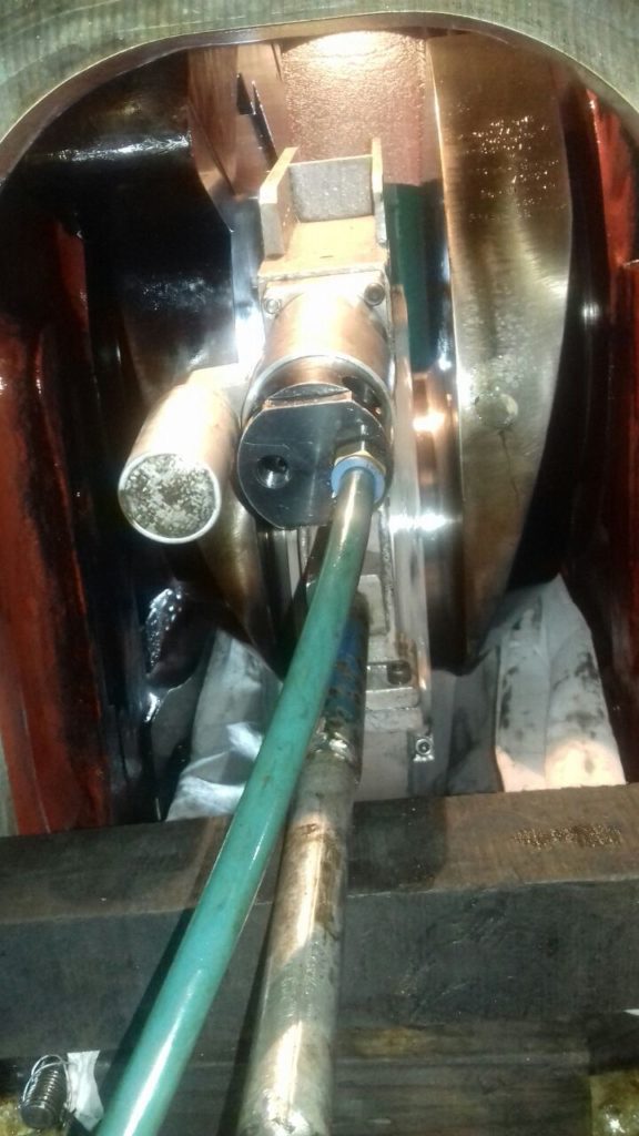 Grinding of Crankpin on Board a Vessel