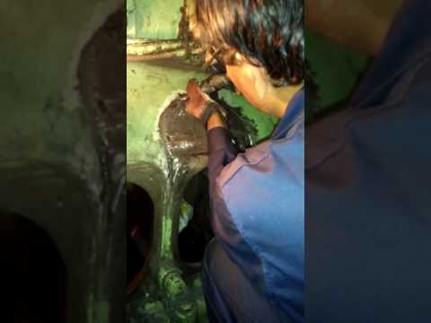 Repair of Damaged Engine Block by RA Power Technician