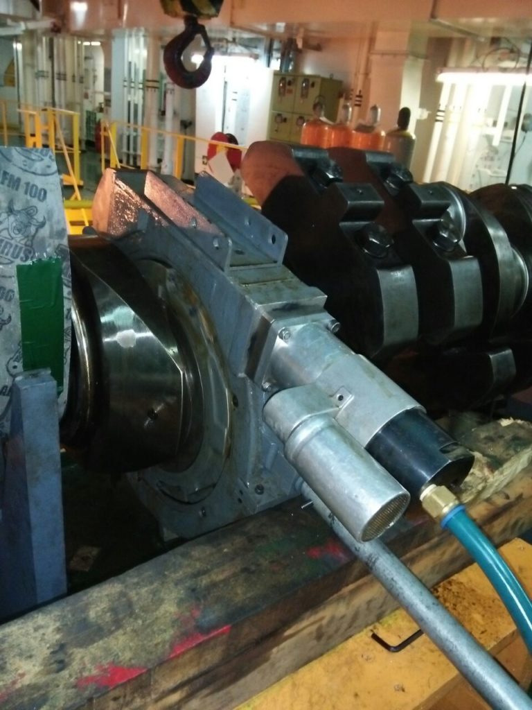 Grinding of Crankshaft on VBlock by Crankshaft Grinding Machine