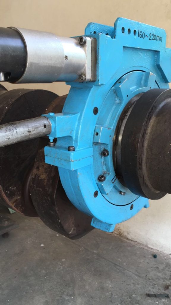 Grinding of Crankshaft in a Power Plant by Crankshaft Grinder