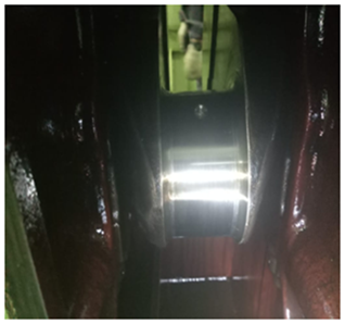 Crankpin of Daihatsu DC-17 Engine Crankshaft after Repair
